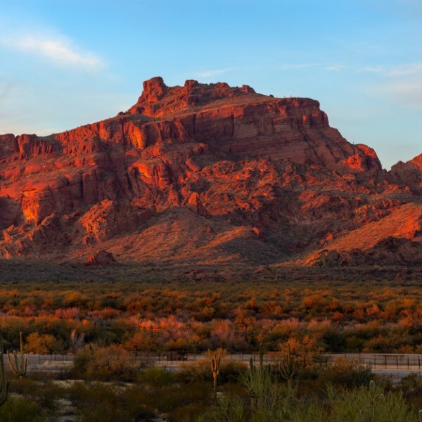 landscape of an arizona montain
